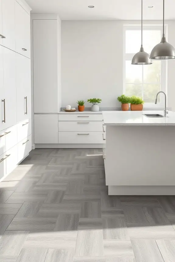 stylish grey brick tiles