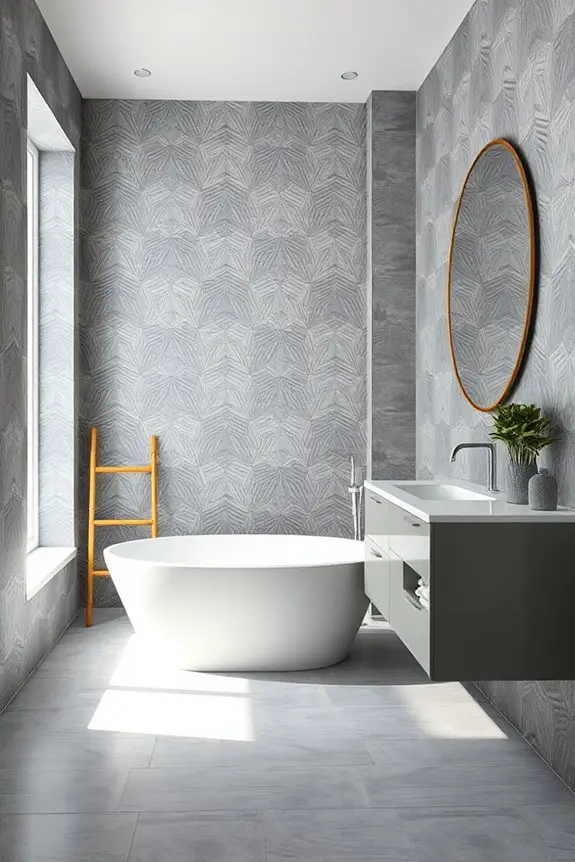 stylish grey wallpaper designs