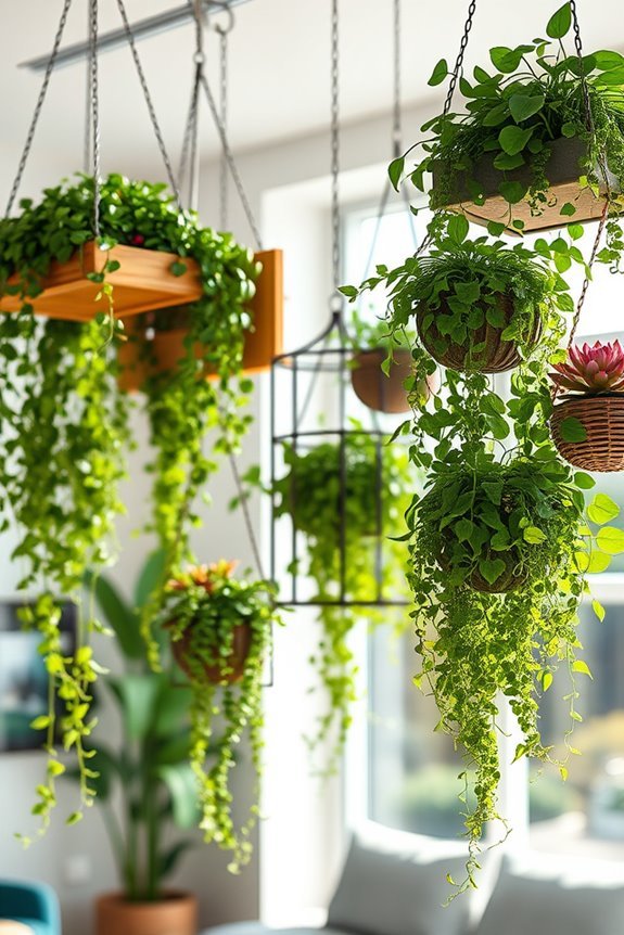 stylish indoor plant displays