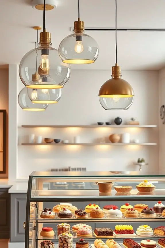 stylish lighting enhances atmosphere