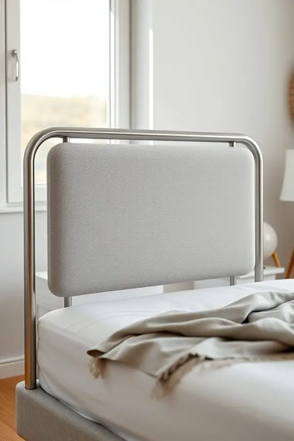 stylish metal frame backrests
