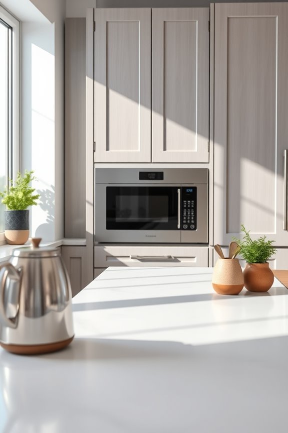 stylish microwave concealment options