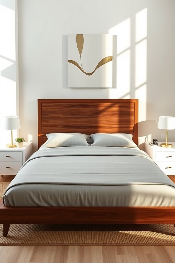 stylish minimalist bed frames