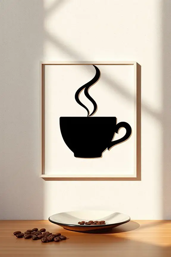 stylish minimalist coffee decor