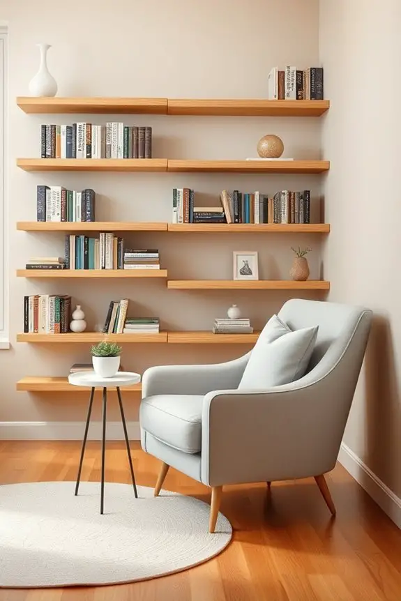 stylish minimalist shelving solutions