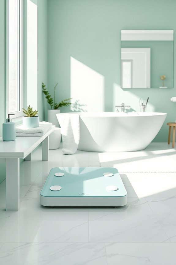 stylish mint green scales