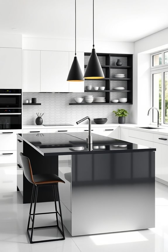 stylish multi functional kitchen islands
