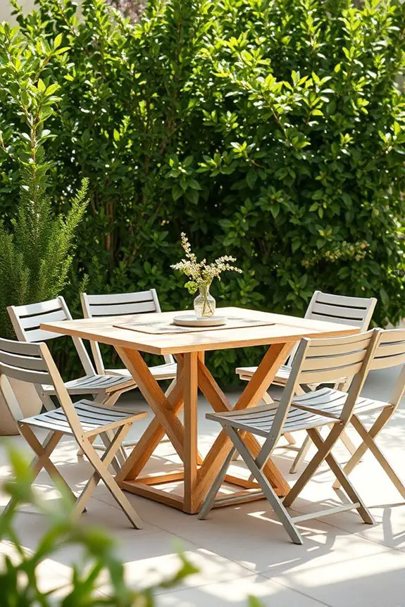 stylish multi tiered dining setup