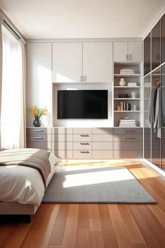 stylish multifunctional closet design