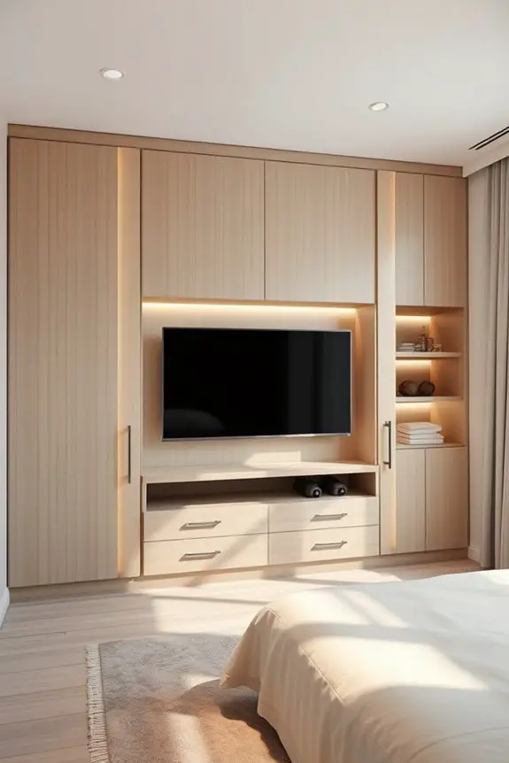 stylish multifunctional closet design