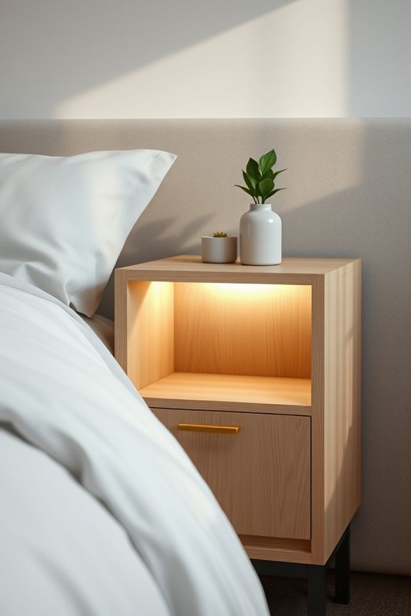 stylish multifunctional nightstand lamp