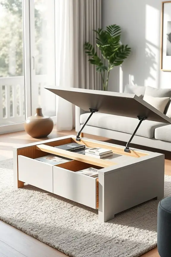 stylish multifunctional storage table