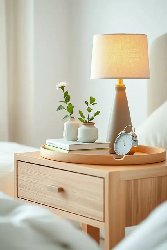 stylish nightstand decorative accessories