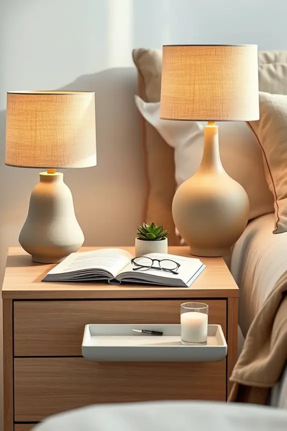 stylish nightstand lamp ideas
