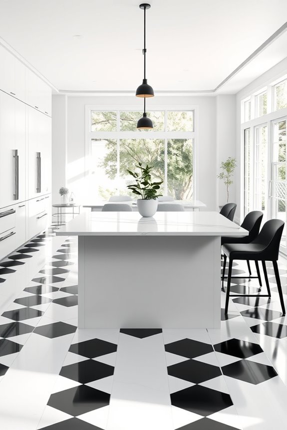 stylish open kitchen design