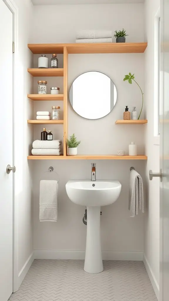 stylish open shelving solutions