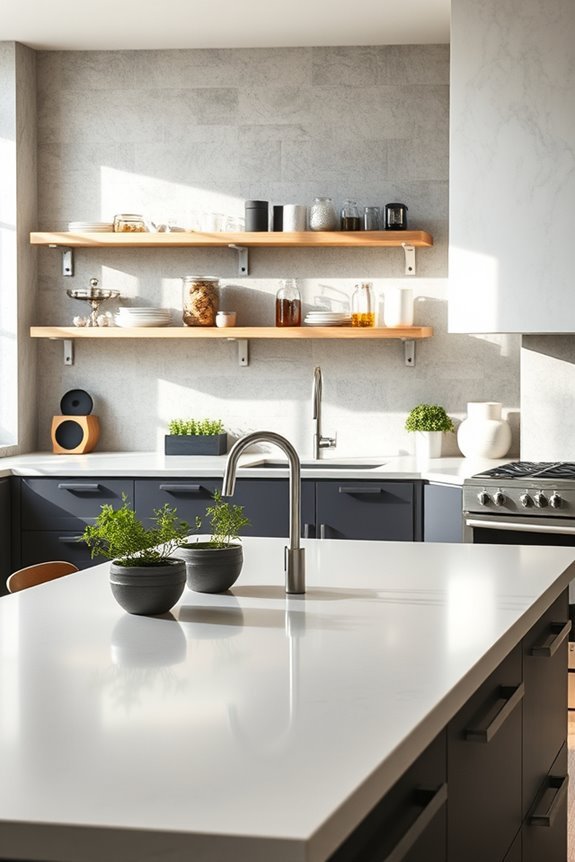 stylish open shelving solutions