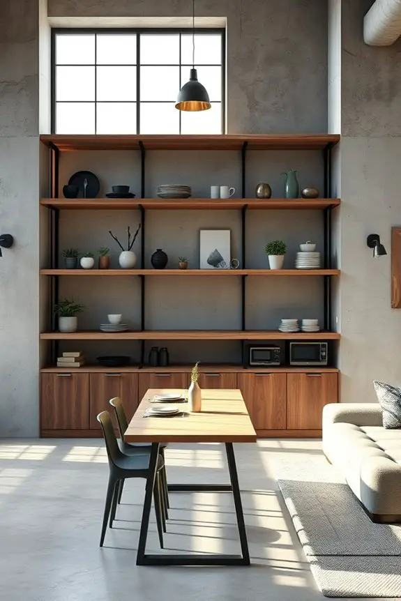 stylish open shelving solutions