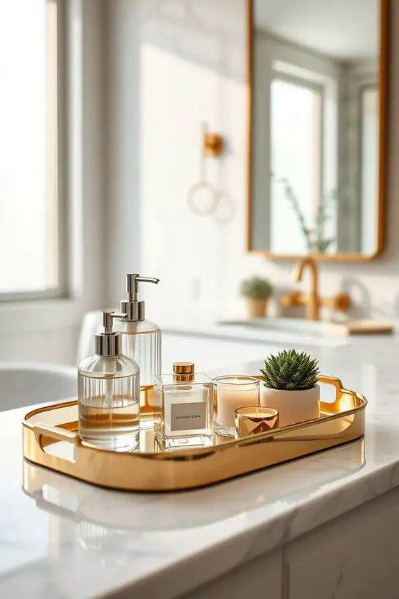 stylish organization with trays
