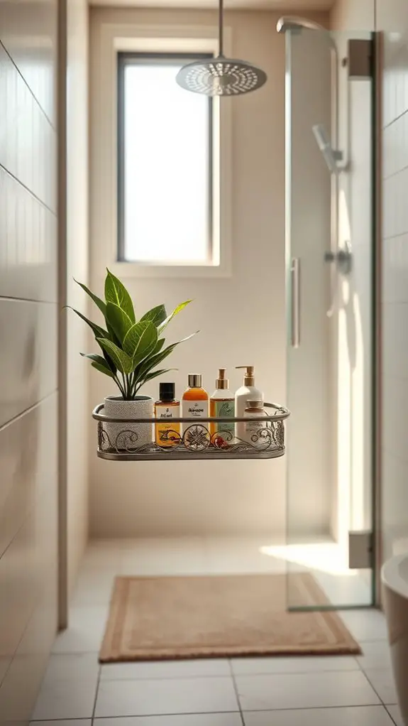 stylish organized shower solutions