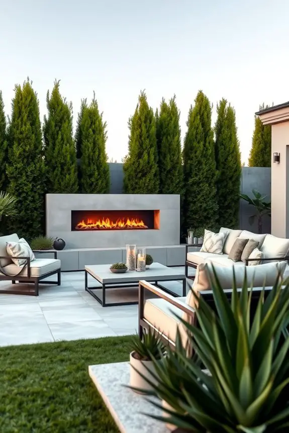 stylish outdoor heating solution
