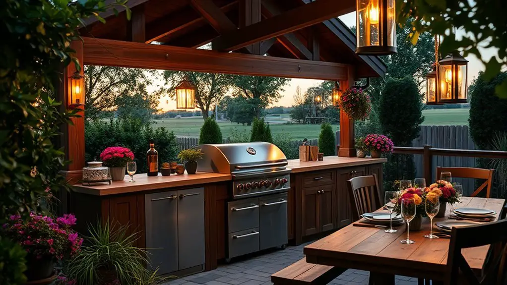 stylish outdoor kitchen ideas