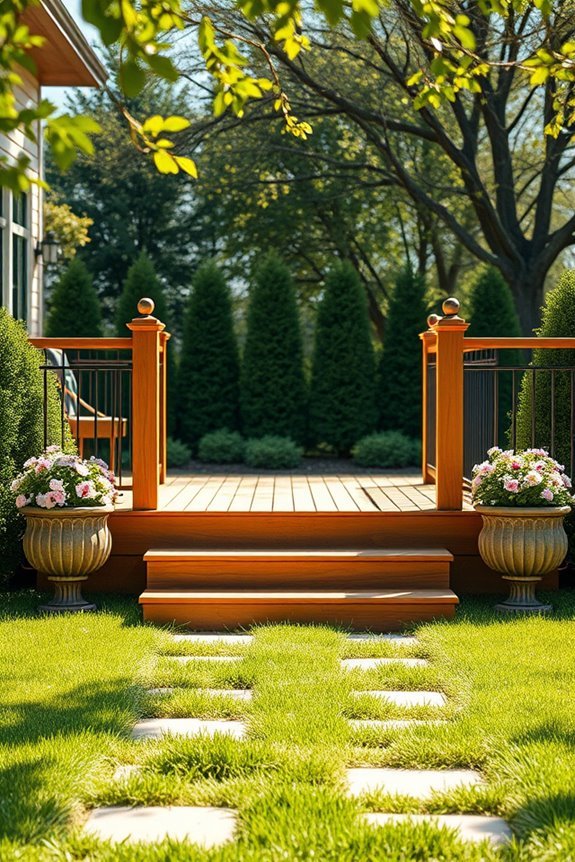 stylish outdoor living space