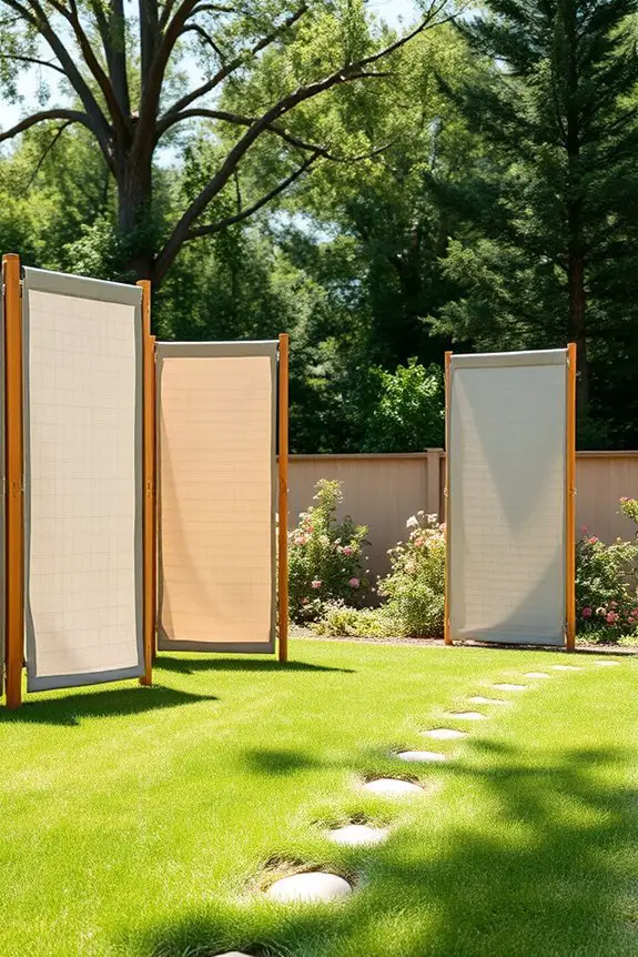 stylish outdoor privacy solution