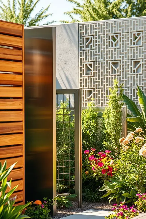 stylish outdoor privacy solutions