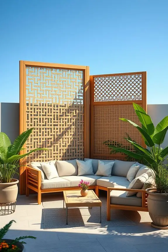 stylish outdoor privacy solutions