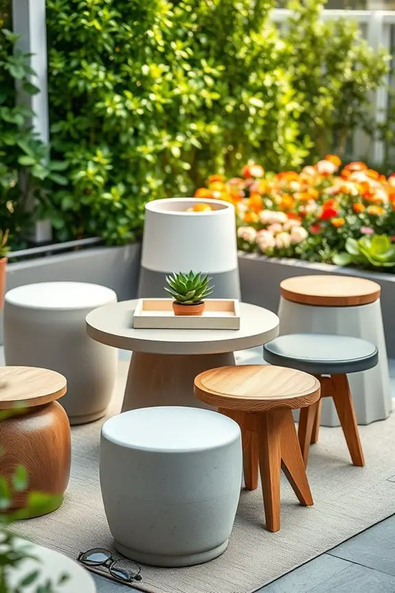 stylish outdoor seating options