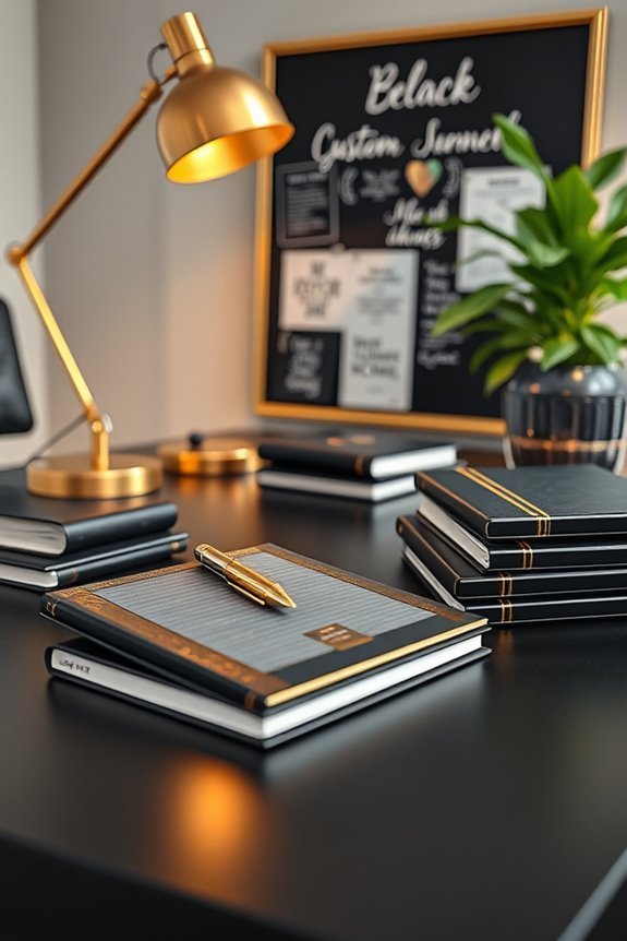 stylish personalized office notebooks