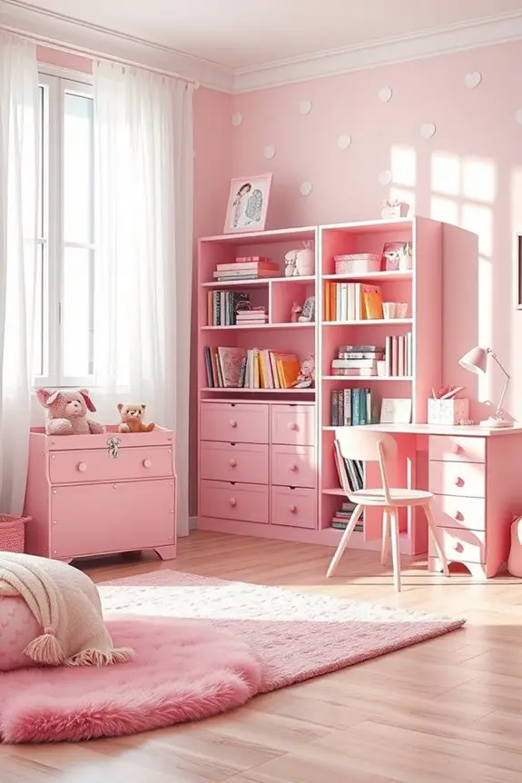 stylish pink storage solutions