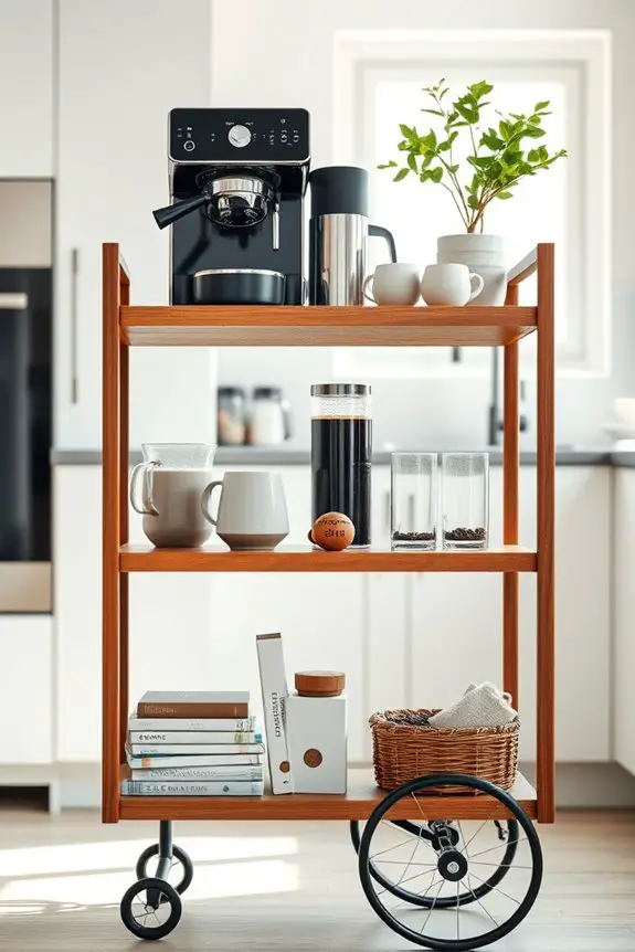 stylish portable coffee station