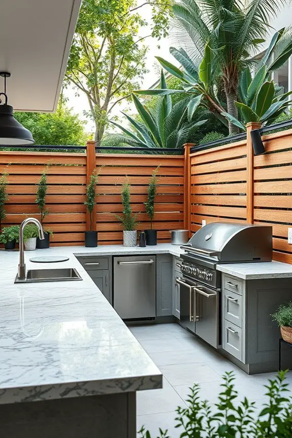 stylish privacy for outdoors