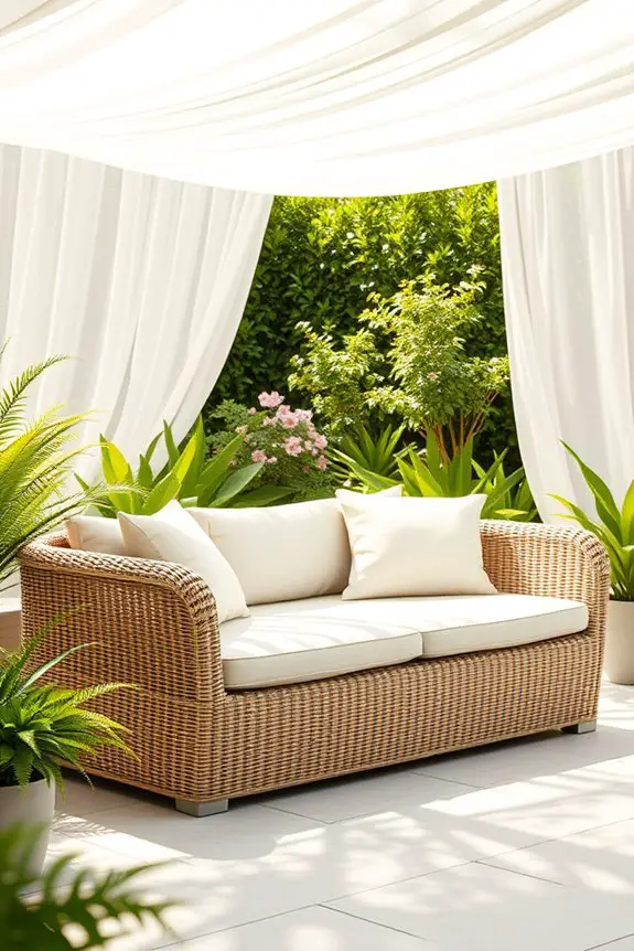 stylish rattan daybed comfort