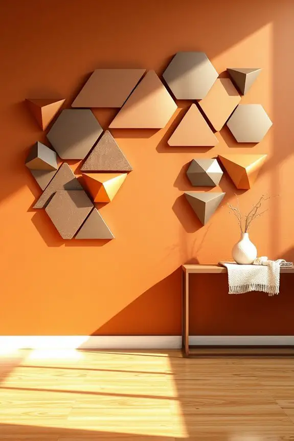 stylish removable geometric decals