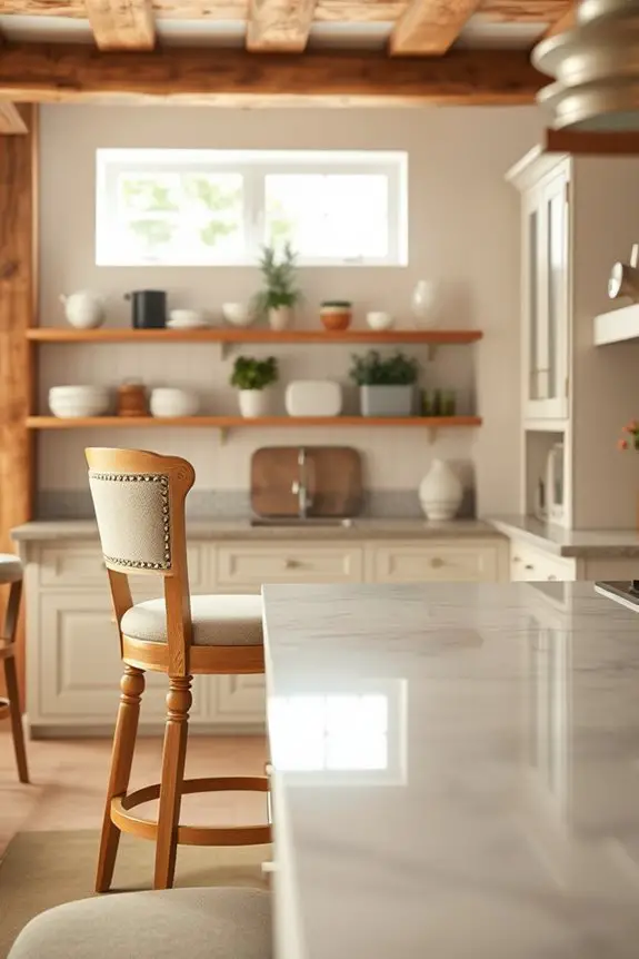 stylish rustic bar stools