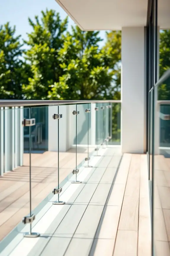 stylish safety for balconies