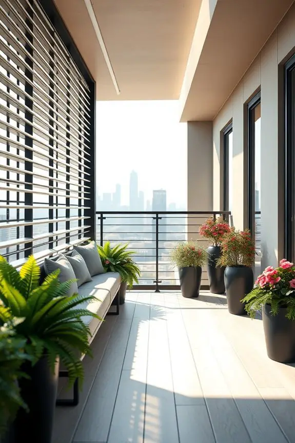stylish safety grill seating