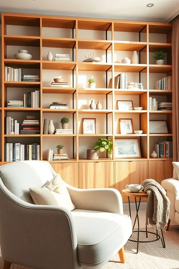 stylish shelving for creativity