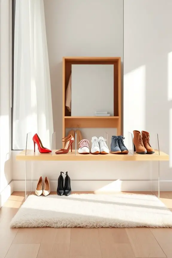 stylish shoe organization solution