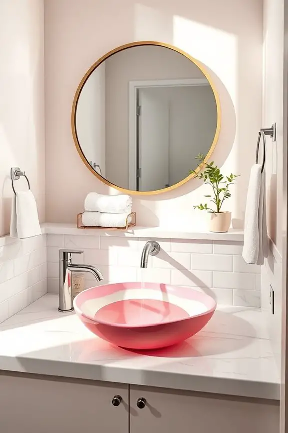 stylish sinks as focal points