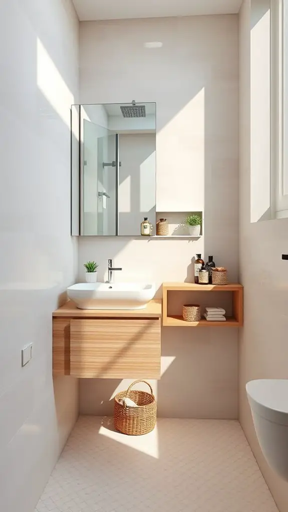 stylish small bathroom solutions