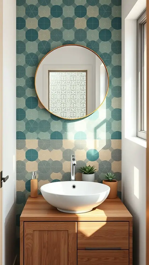 stylish small bathroom transformation