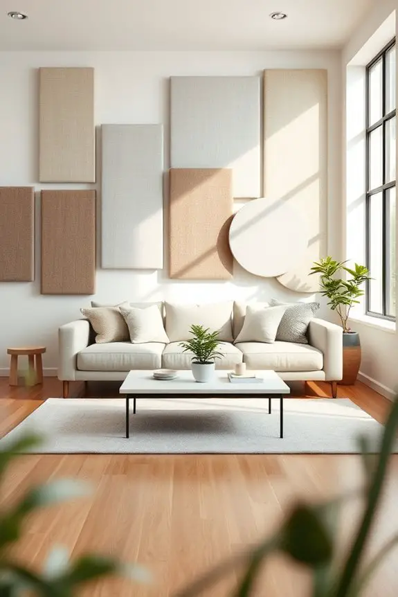 stylish sound absorbing wall panels