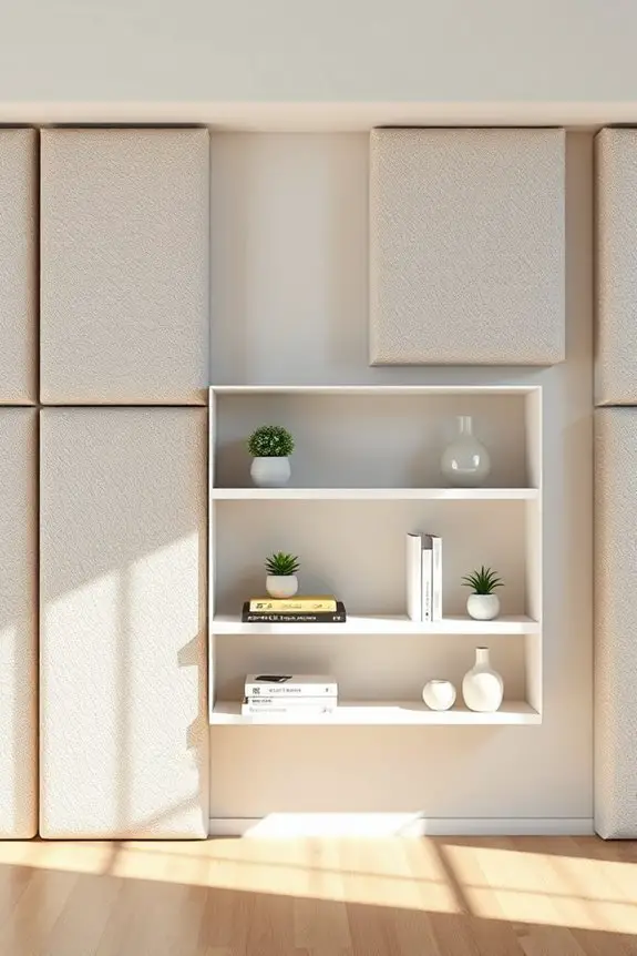 stylish soundproof shelving solutions