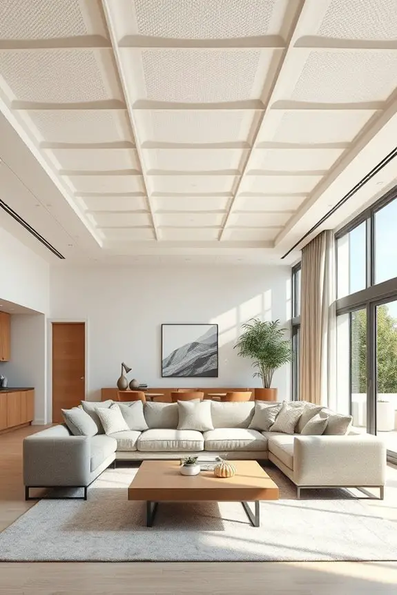 stylish soundproofing ceiling panels