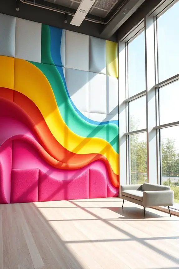 stylish soundproofing color gradients
