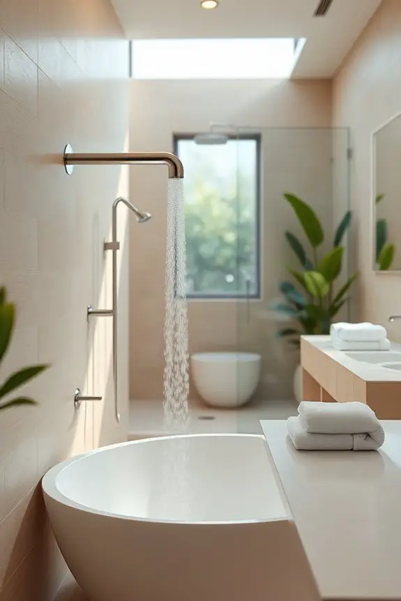 stylish space saving bathroom faucets